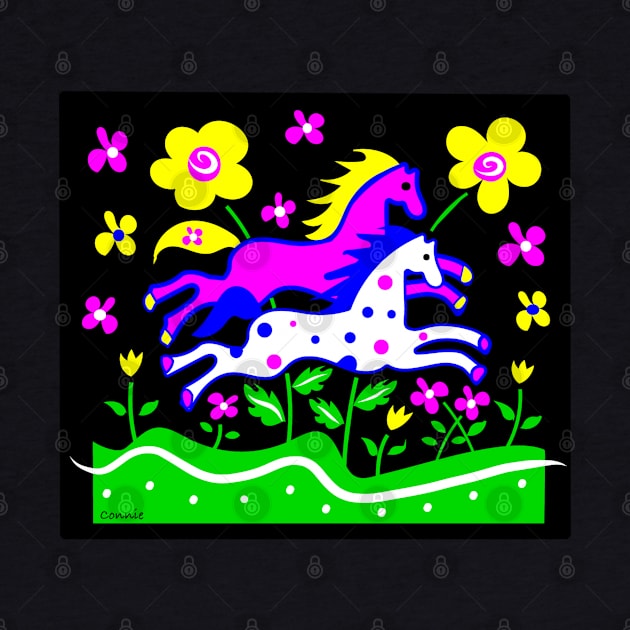 Galloping Horses by Designs by Connie